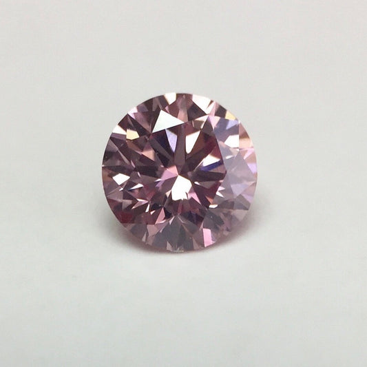 0.23ct Fancy Intense Purplish Pink Diamond, Round Shape, SI1, Argyle & GIA