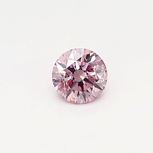 0.14ct Pink Diamond, Round Shape, SIAV, Argyle