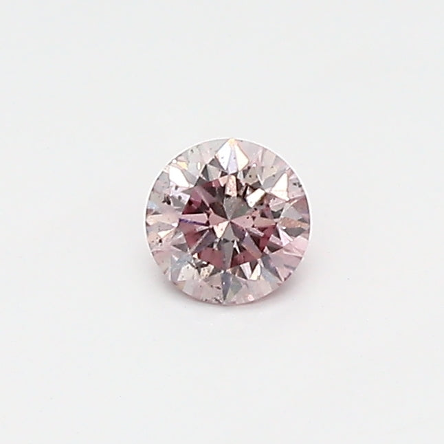0.15ct Pink Diamond, Round Shape, SI2 Clarity