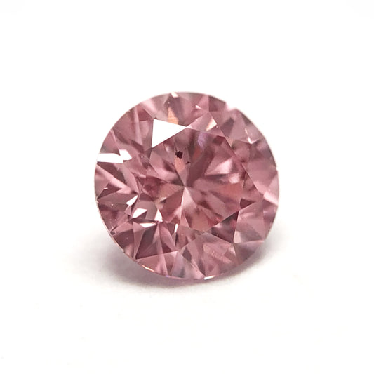 0.23ct Pink Diamond, Round Shape, SI2 Clarity