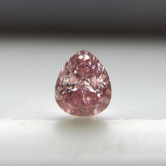 0.32ct Pink Diamond, Pear Shape, SI1 Clarity