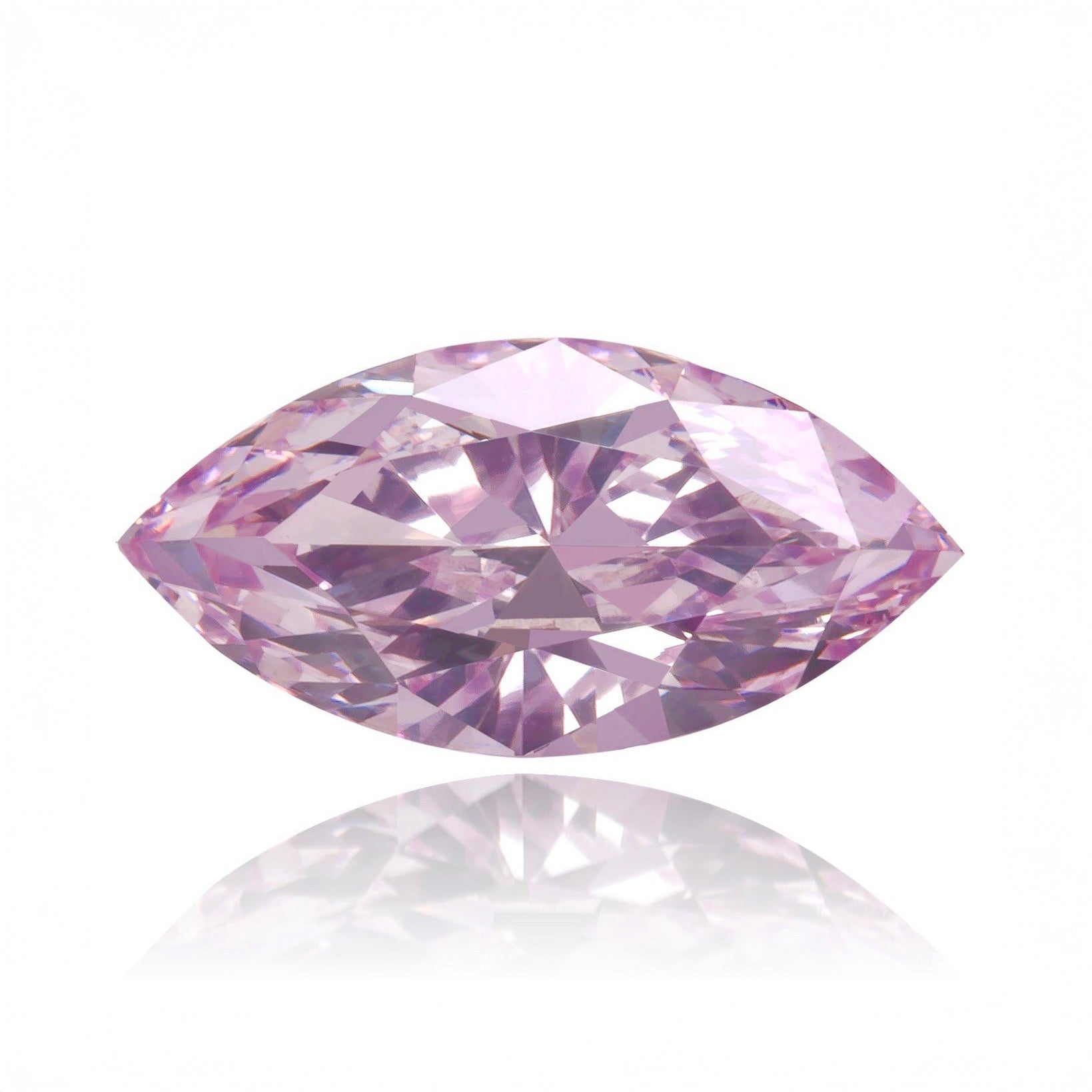 0.52ct Purplish Pink Diamond, Marquise Shape, VS1 Clarity