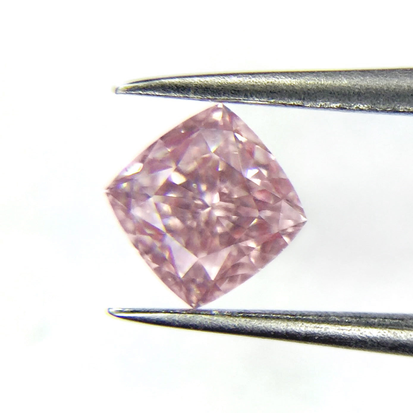 0.32ct Purplish Pink Diamond, Cushion Shape, VS2 Clarity