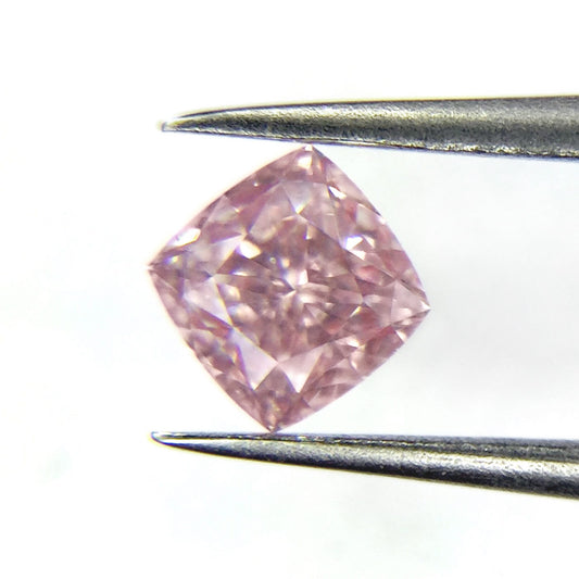 0.32ct Purplish Pink Diamond, Cushion Shape, VS2 Clarity