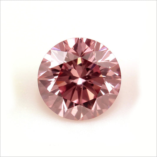 0.21ct Fancy Intense Pink Diamond, Round Shape, VS2, Argyle & GIA