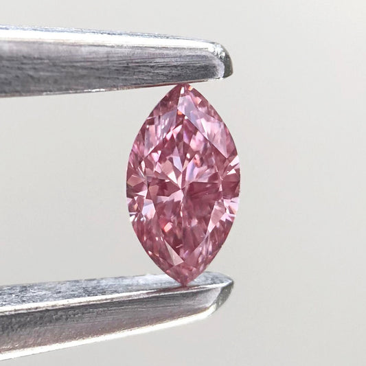 0.19ct Pink Diamond, Marquise Shape, SI1 Clarity