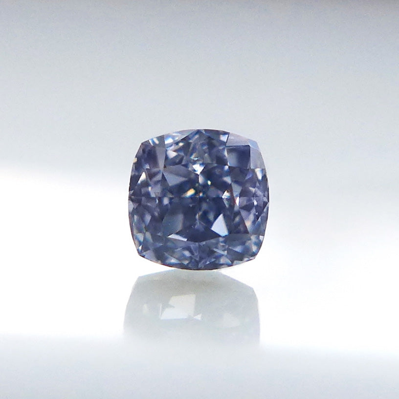 0.08ct Grey Violet Diamond, Cushion Shape, C/O Report Clarity