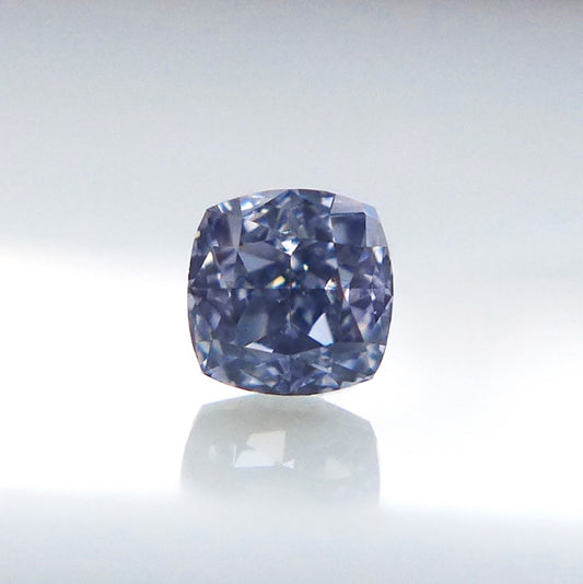 0.08ct Grey Violet Diamond, Cushion Shape, C/O Report Clarity