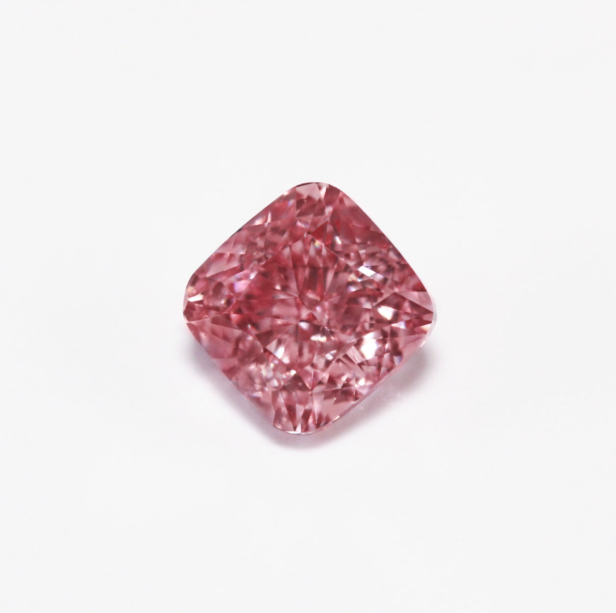 0.27ct Fancy Intense Pink Diamond, Cushion Shape, VS1, GIA