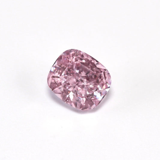 0.24ct Fancy Intense Purplish Pink Diamond, Cushion Shape, SI2, GIA