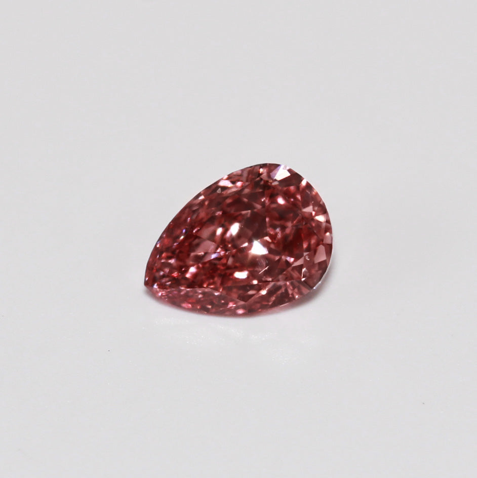 0.25ct Pink Diamond, Pear Shape, VS2 Clarity