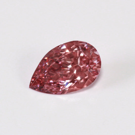 0.22ct Pink Diamond, Pear Shape, VS1 Clarity