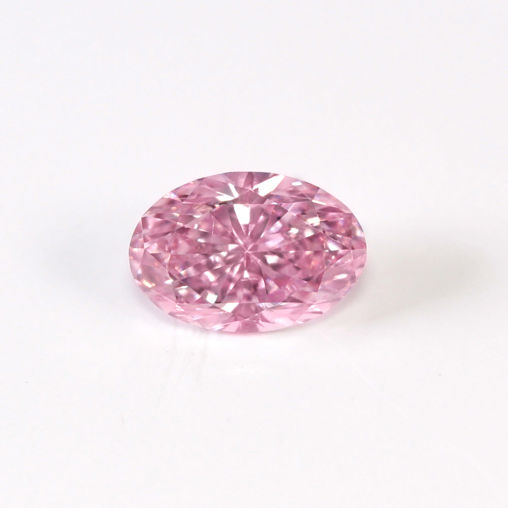0.2ct Fancy Intense Purplish Pink Diamond, Oval Shape, VS1, Argyle & GIA