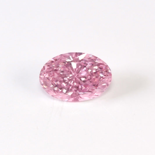 0.2ct Fancy Intense Purplish Pink Diamond, Oval Shape, VS1, Argyle & GIA