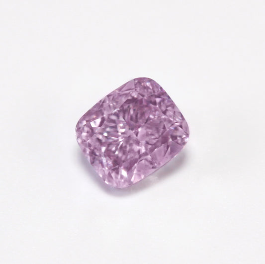 0.25ct Fancy Intense Pinkish Purple Diamond, Cushion Shape, VS2, GIA