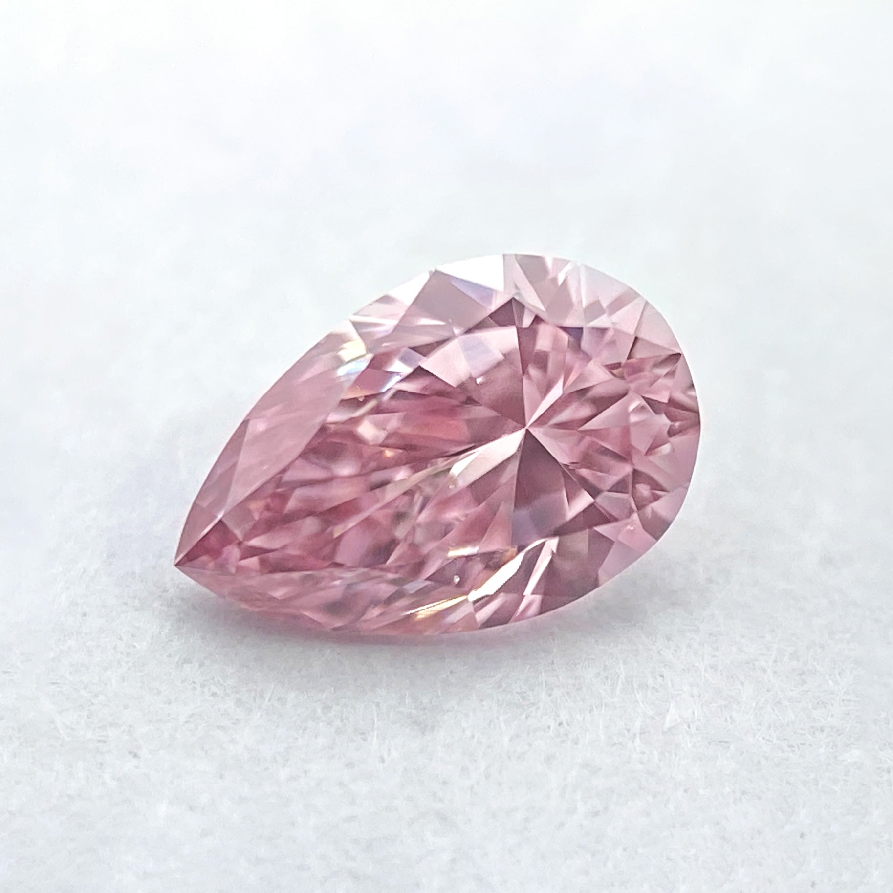 0.09ct Pink Diamond, Pear Shape, SIAV Clarity