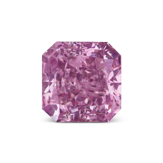0.64ct Fancy Intense Purple-Pink Diamond, Radiant Shape, P2, Argyle & GIA