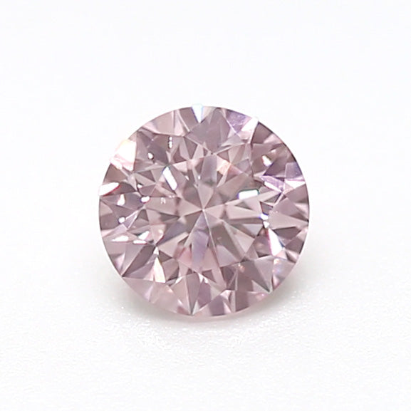0.15ct Pink Diamond, Round Shape, P1 Clarity