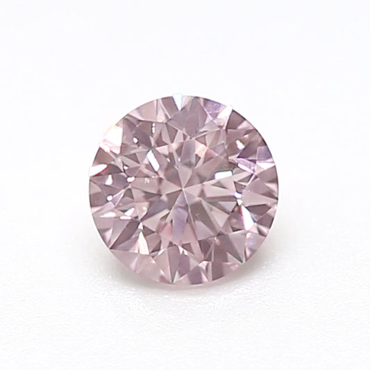0.15ct Pink Diamond, Round Shape, P1 Clarity