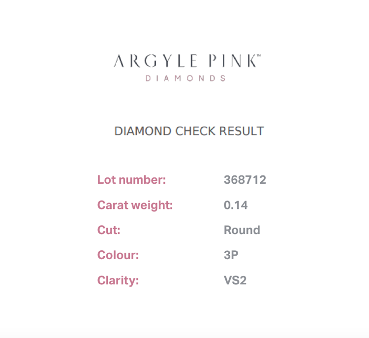 Pair of 0.28ctw Fancy Intense Pink Diamonds, Round Shape, VS2, Argyle