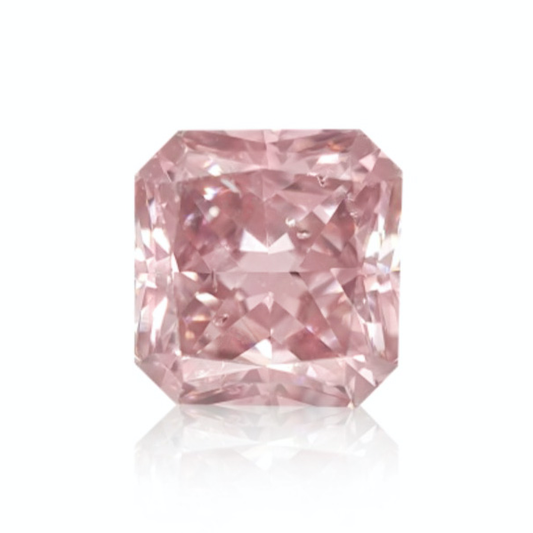 0.7ct Pink Diamond, Radiant Shape, SI2 Clarity