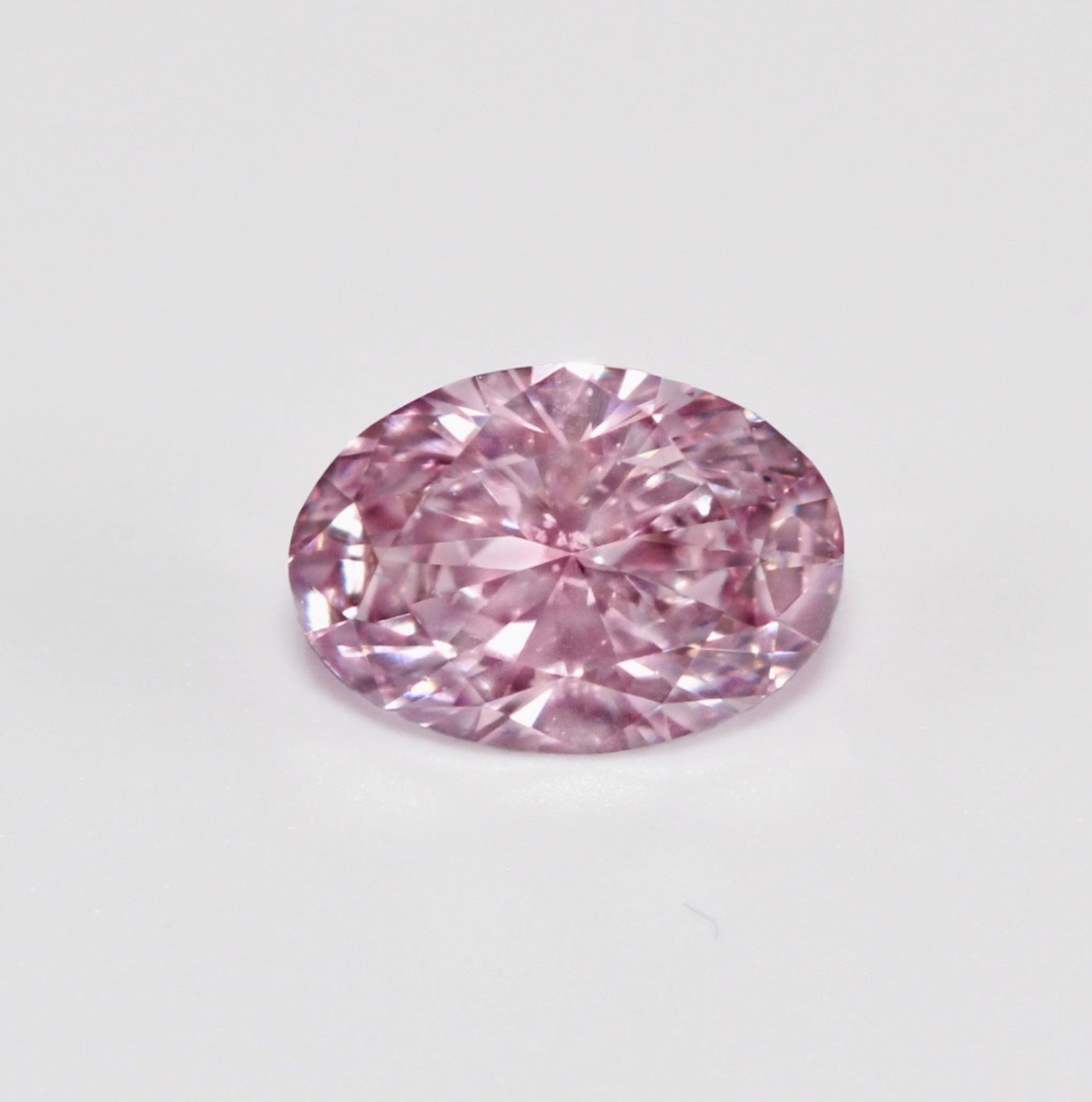 0.08ct Purplish Pink Diamond, Oval Shape, SIAV, Argyle