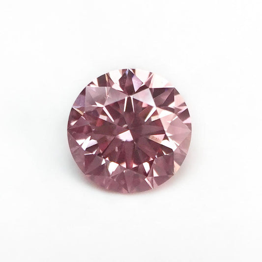 0.27ct Fancy Intense Pink Diamond, Round Shape, SI1, Argyle & GIA