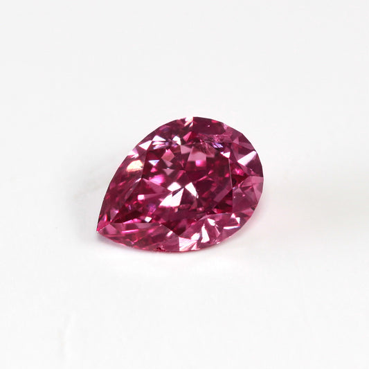 0.2ct Pink Diamond, Pear Shape, P1 Clarity