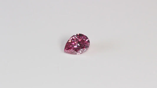 0.2ct Pink Diamond, Pear Shape, P1 Clarity