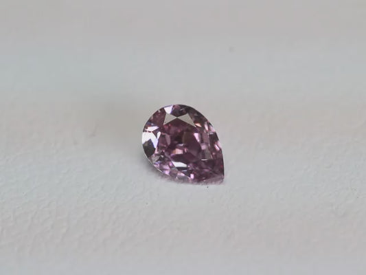 0.35ct Purplish Pink Diamond, Pear Shape, SI2 Clarity