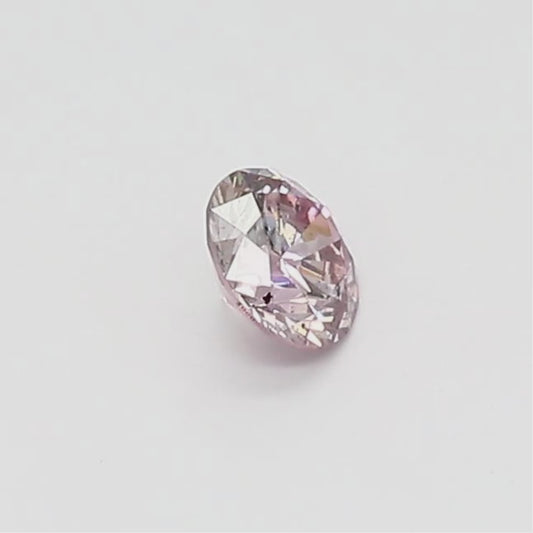 0.15ct Pink Diamond, Round Shape, SI2 Clarity