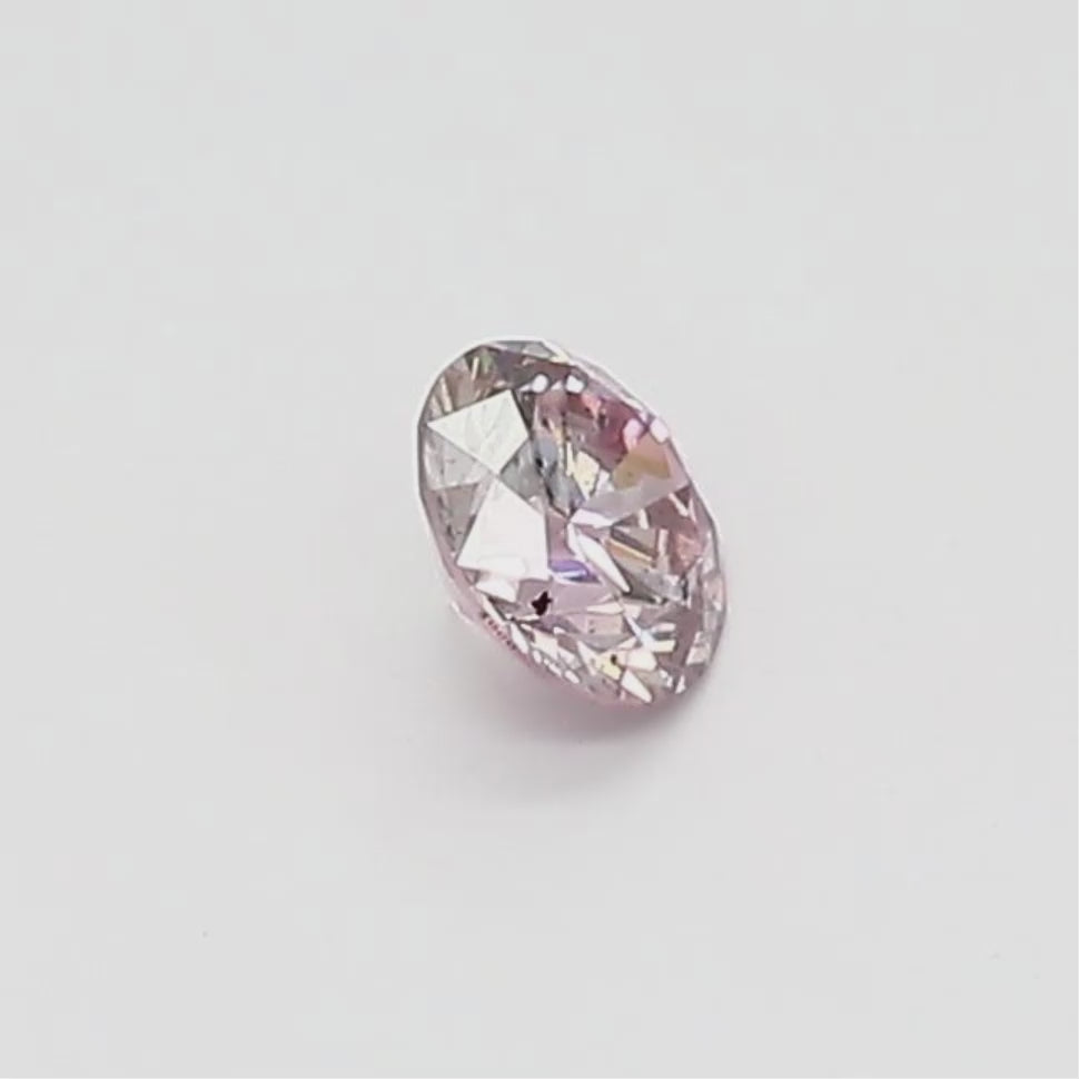 0.15ct Pink Diamond, Round Shape, SI2 Clarity