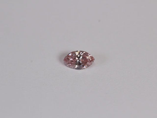 0.28ct Pink Diamond, Marquise Shape, SI2 Clarity