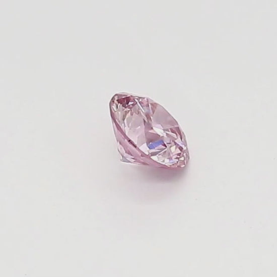0.14ct Pink Diamond, Round Shape, SIAV, Argyle