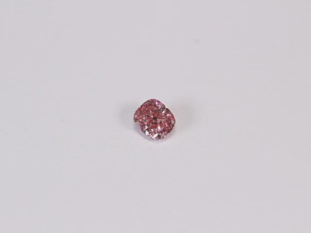0.25ct Pink Diamond, Cushion Shape, VS2 Clarity