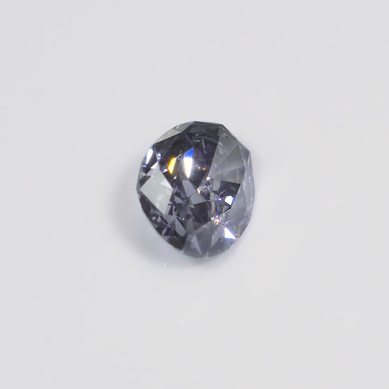 0.36ct Violet Grey Diamond, Oval Shape, I2 Clarity