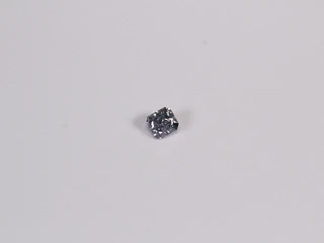 0.11ct Fancy Gray-Violet Diamond, Radiant Shape, C/O Report, GIA