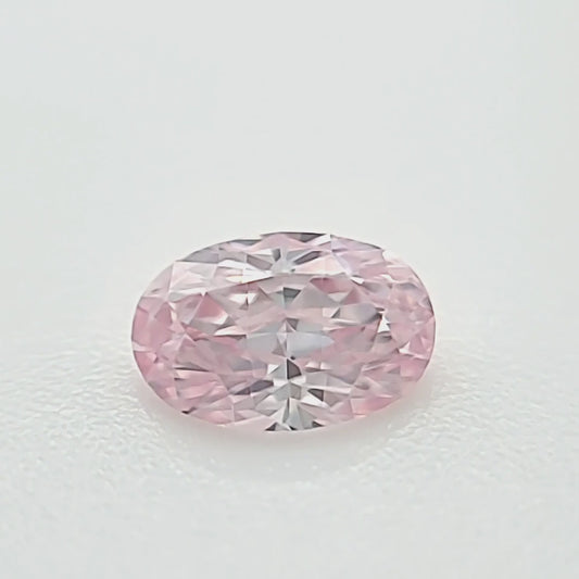 0.27ct Fancy Pink Diamond, Oval Shape, VS1, Argyle & GIA