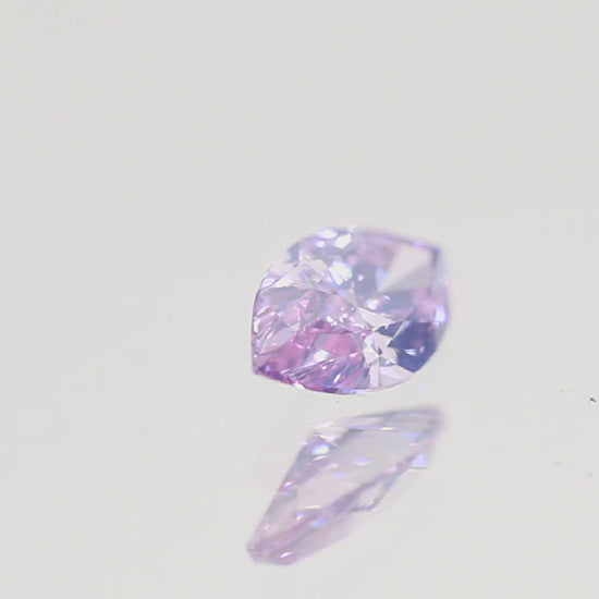 0.52ct Purplish Pink Diamond, Marquise Shape, VS1 Clarity
