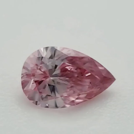 0.18ct Pink Diamond, Pear Shape, SI1 Clarity