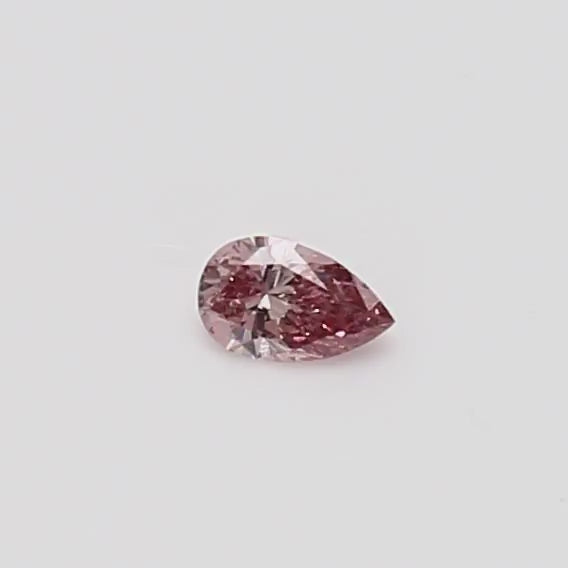 0.08ct Pink Diamond, Pear Shape, SI2 Clarity