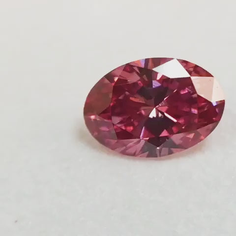 0.18ct Purplish Pink Diamond, Oval Shape, P1, Argyle