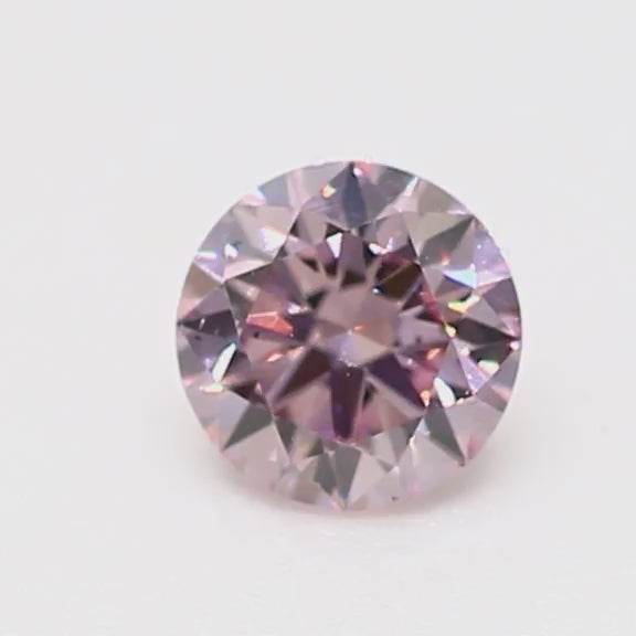 0.17ct Pink Diamond, Round Shape, SI1 Clarity