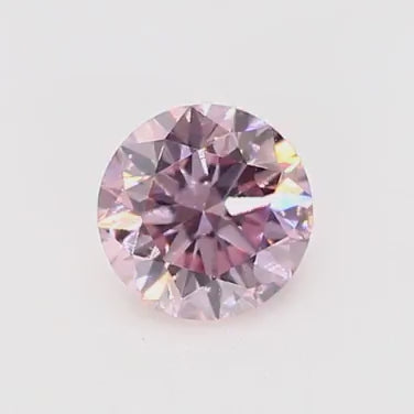0.16ct Pink Diamond, Round Shape, VS1 Clarity
