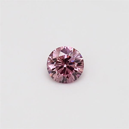 0.16ct Pink Diamond, Round Shape, VVS2, Argyle