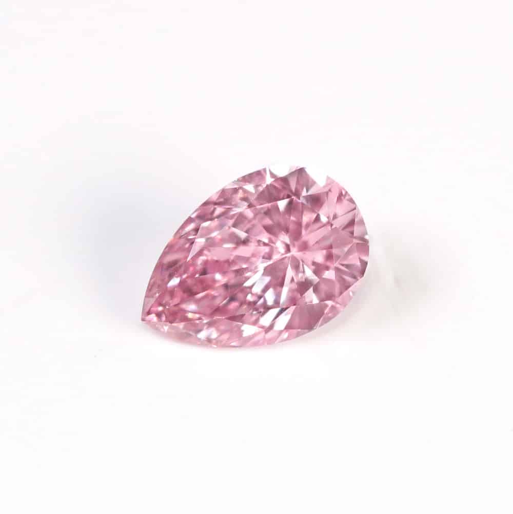 0.15ct Purplish Pink Diamond, Pear Shape, VVS2, Argyle
