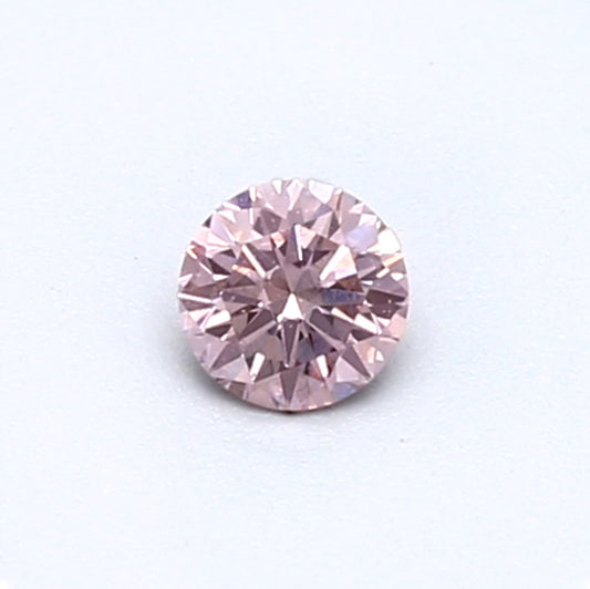 0.17ct Fancy Pink Diamond, Round Shape, VVS2, Argyle & GIA